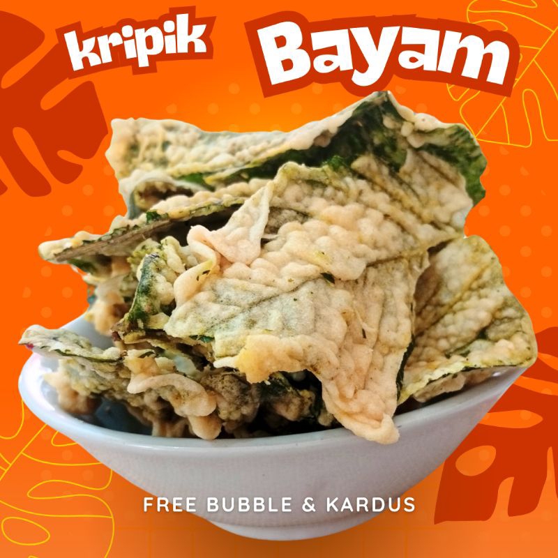 

Keripik bayam renyah