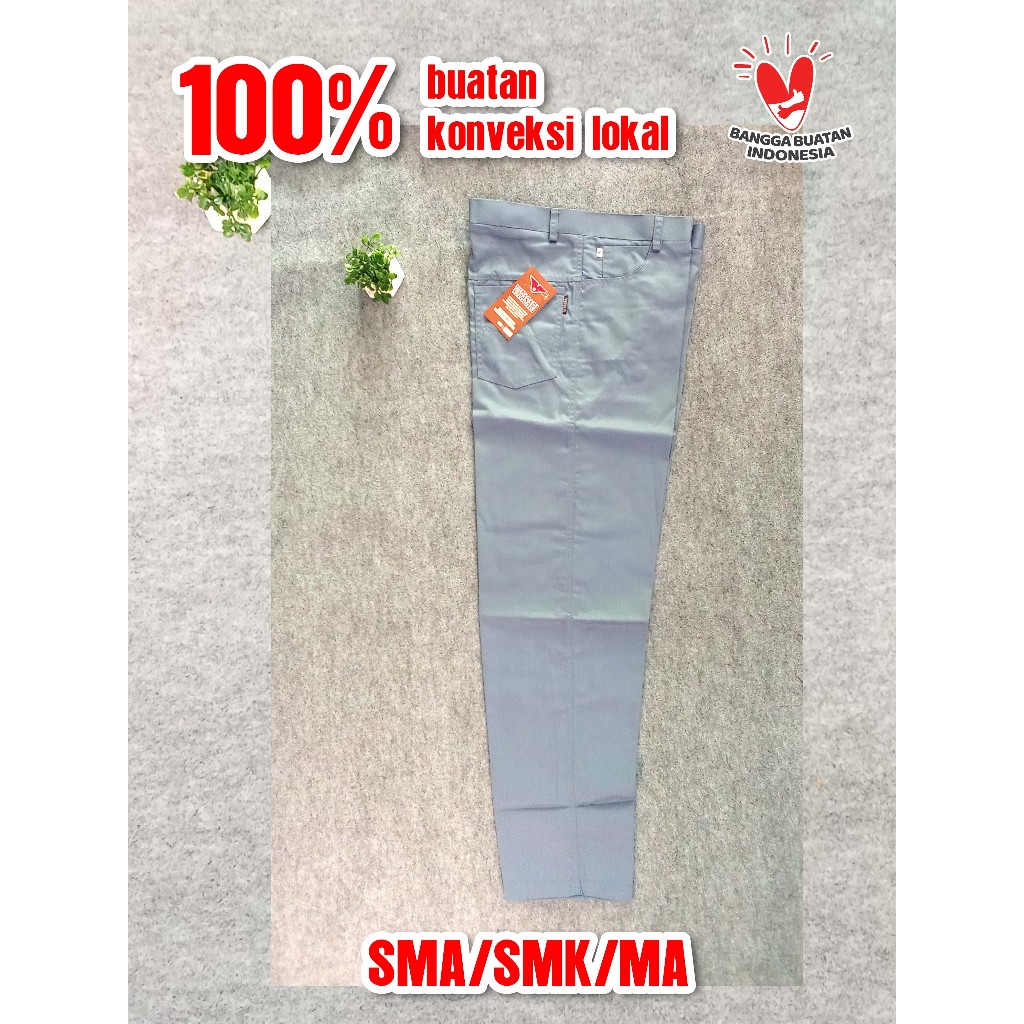 Celana Abu-abu SMA Panjang Celana Sekolah SMA MA Abu-abu