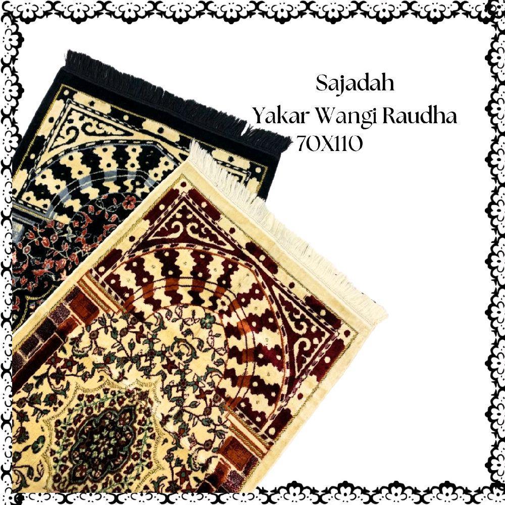 Sajadah Yakar Wangi/Sajadah Parfum/Sajjadah/Sajadah Bludru Tebal/Sajadah Yakar Turkiye/Sajadah Lembu