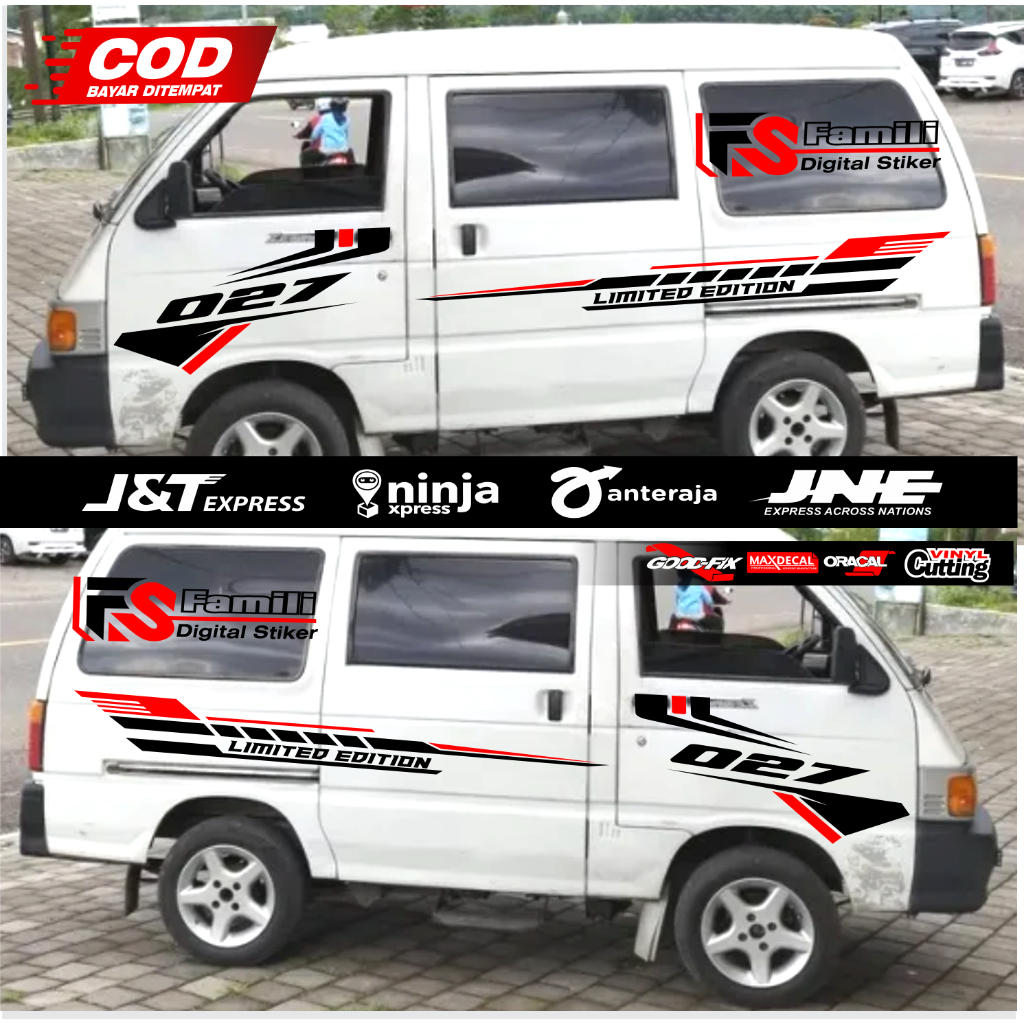 Stiker Cutting Sticker Mobil Zebra Espass