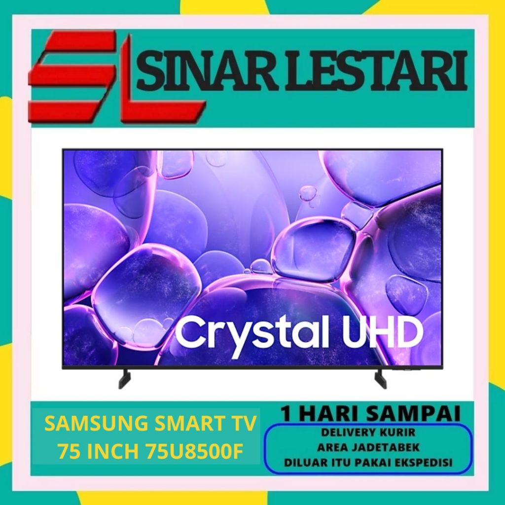 SAMSUNG 75U8500F SMART TV CRYSTAL UHD 4K 75 INCH UA75U8500FKXXD NEW (2025)