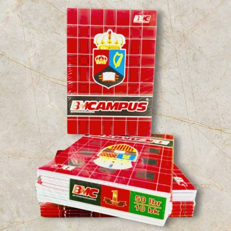 

Buku tulis campus BMC 50 lembar uk campus besar ( Isi 5 buku)