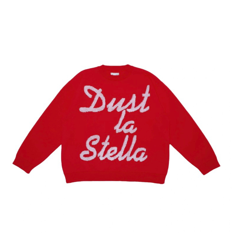 LONGSLEEVE KNIT DUSTLASTELLA RED SIGNATURE