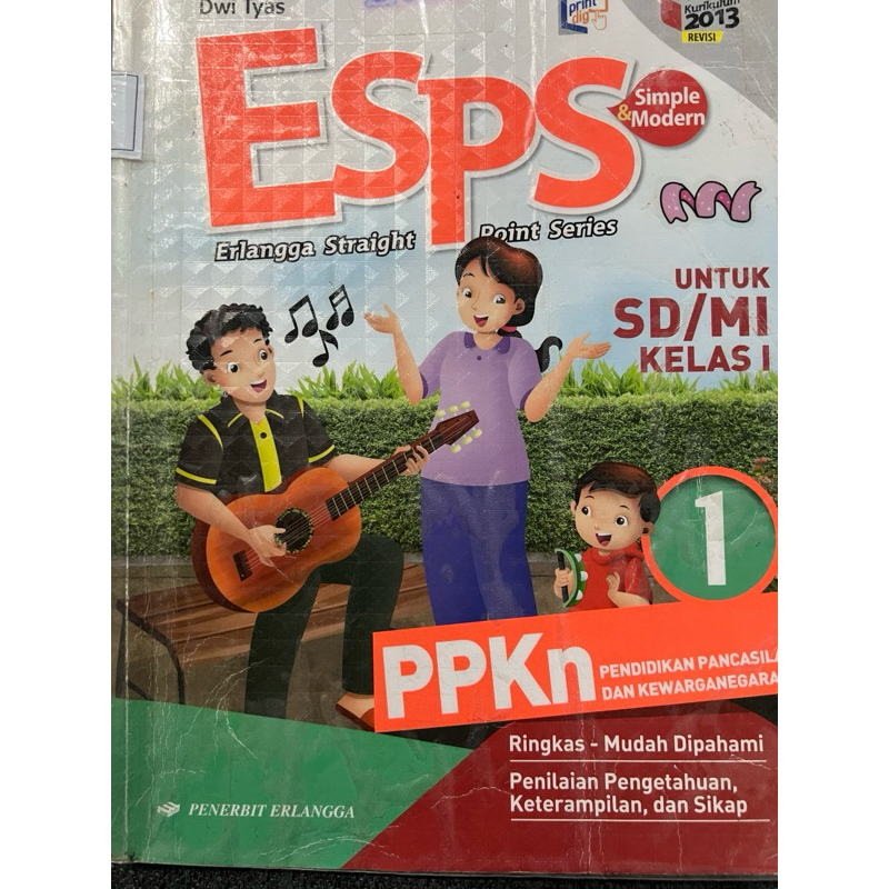 Buku PPKn ESPS kelas 1 SD