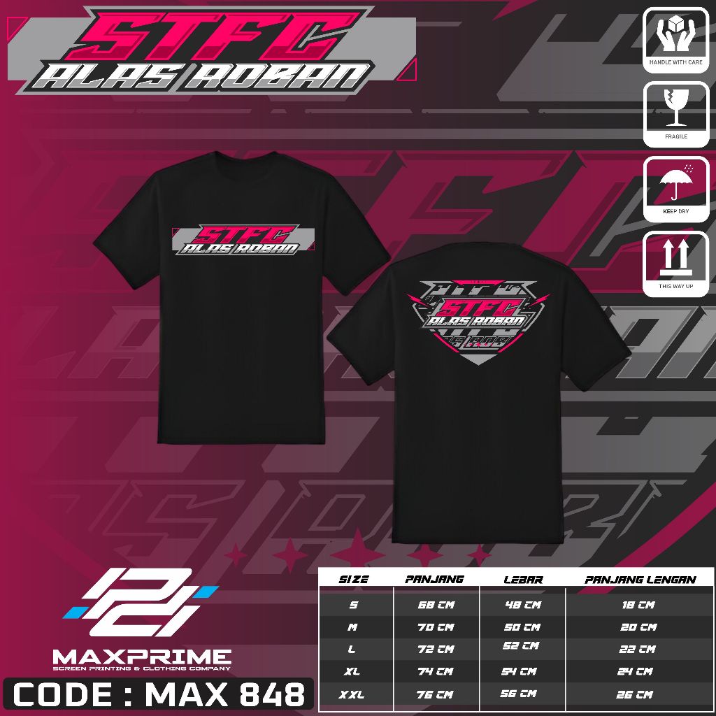 Maxprime - Kaos Truk - Tshirt Truk - Kaos STFC Alas Roban V2 - Tshirt STFC Alas Roban V2 - Max 848
