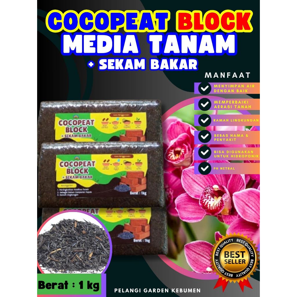 PALING LARIS  Cocopeat Kasar, Cocopeat Kering