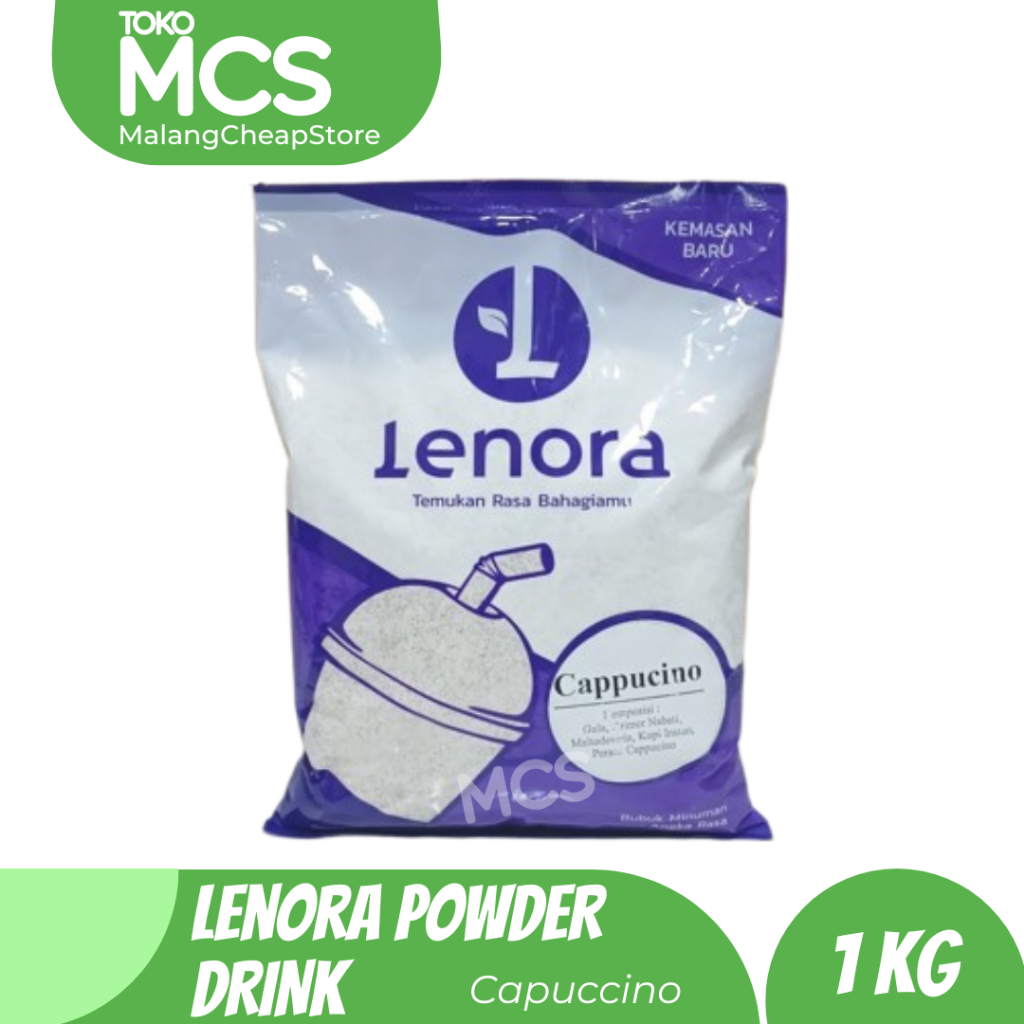 

LENORA bubuk minuman rasa CAPPUCINO 1KG