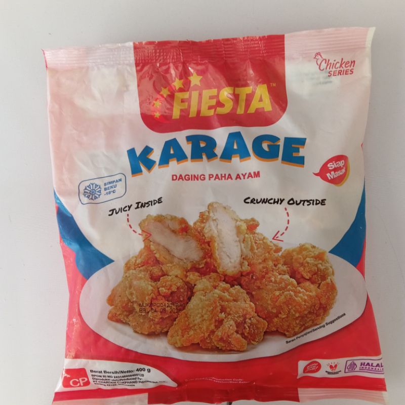 

Fiesta karage nugget ayam paha 400gr