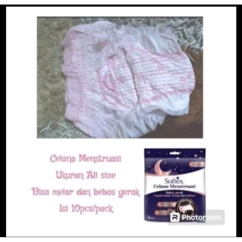 softex celana menstruasi repack isi 10pcs
