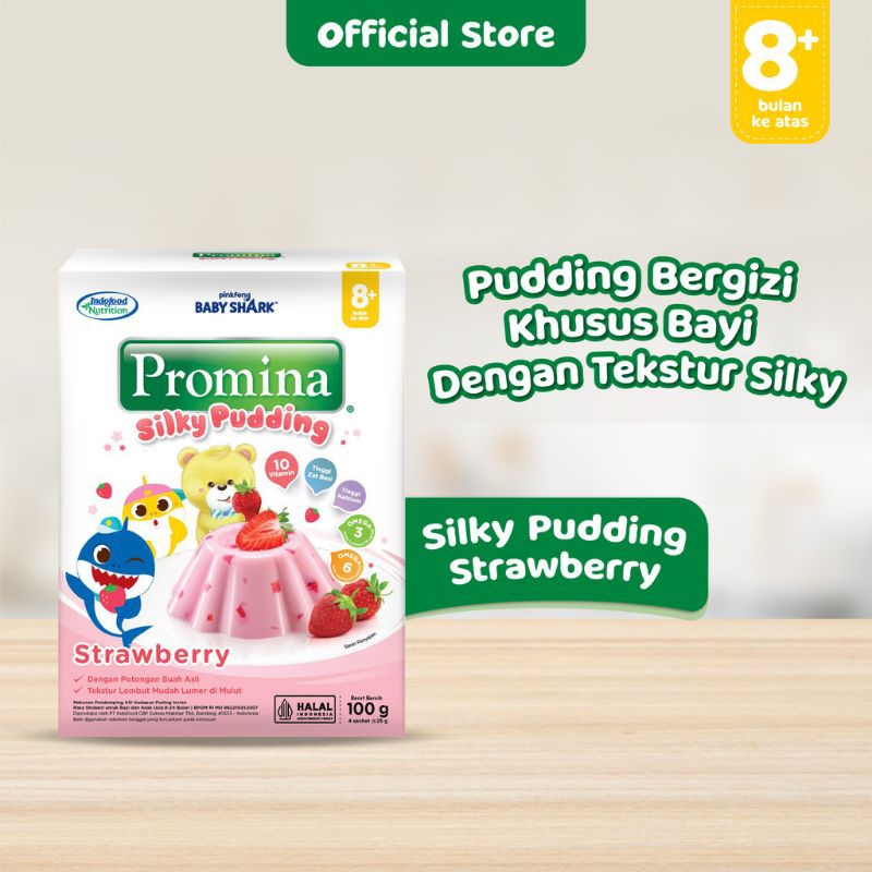 

Promina Silky Pudding Strawberry