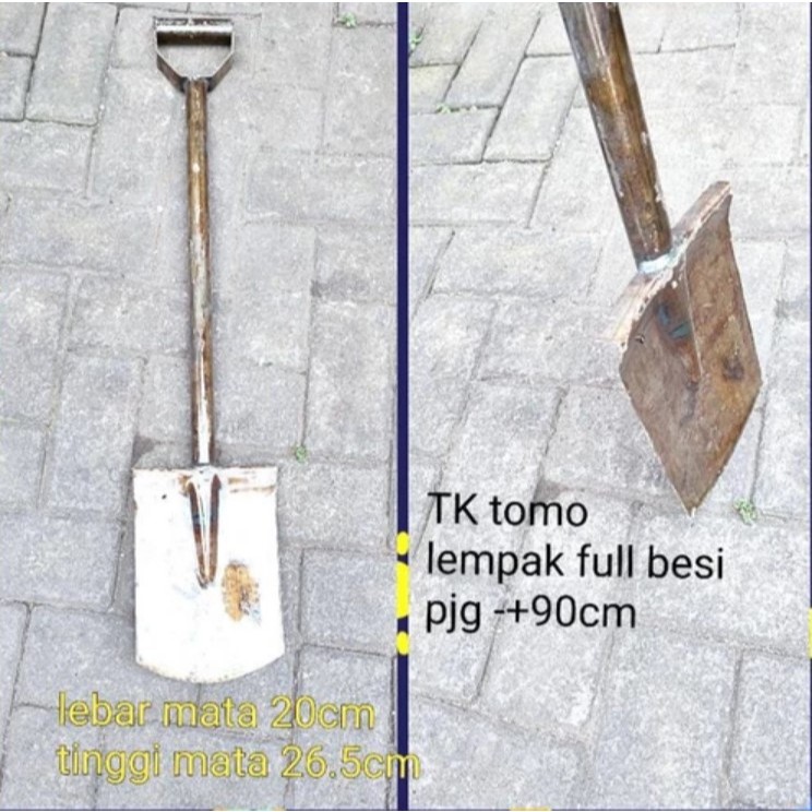Lempak Besi Lencek Tanah Linggis Tanah Sekop Tanah Galih Tanah/Linggis Tanah