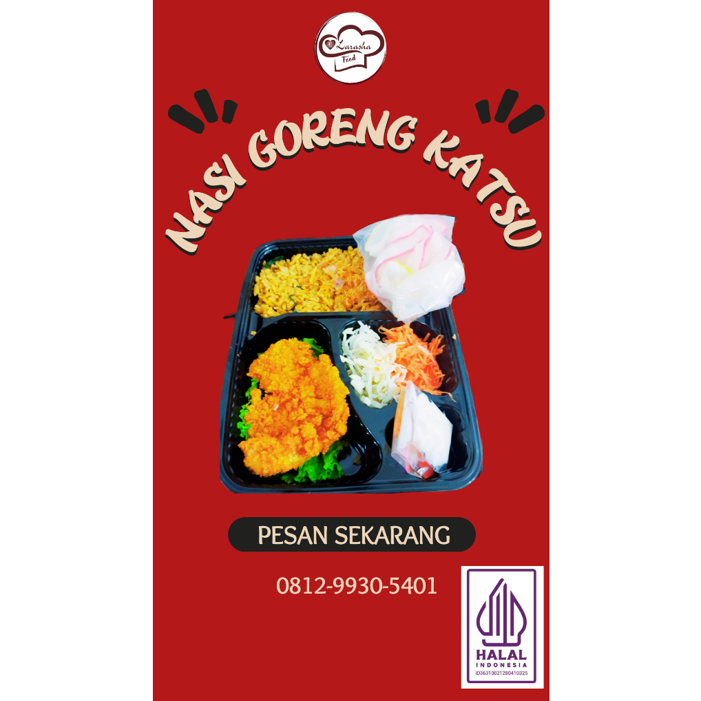 

Nasi Goreng Katsu/Nasi Bento Murah/Nasi Bento Enak