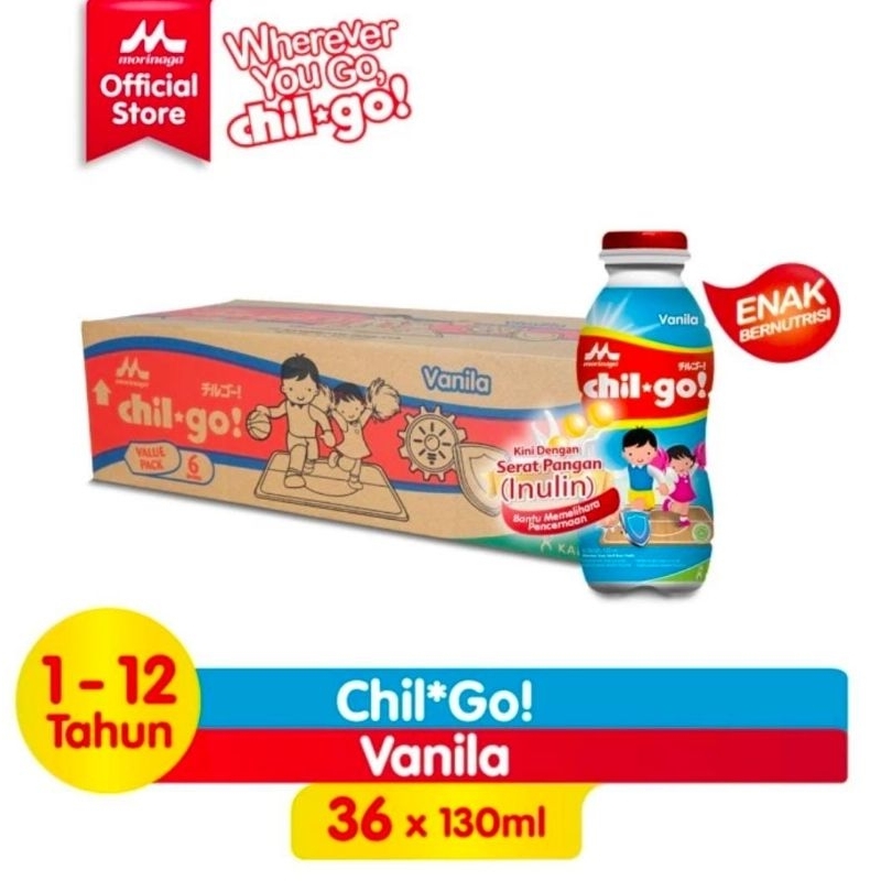 

Chil Go Vanila 36x130ml Susu Cair Anak 1 dus Morinaga