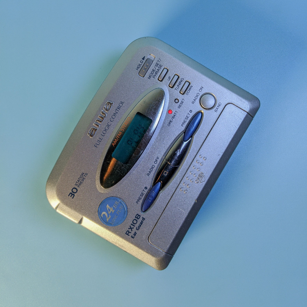 Walkman Aiwa RX108 Vintage