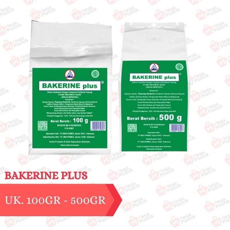 

BAKERINE PLUS (BREAD IMPROVER) UK. 100GR & 500GR