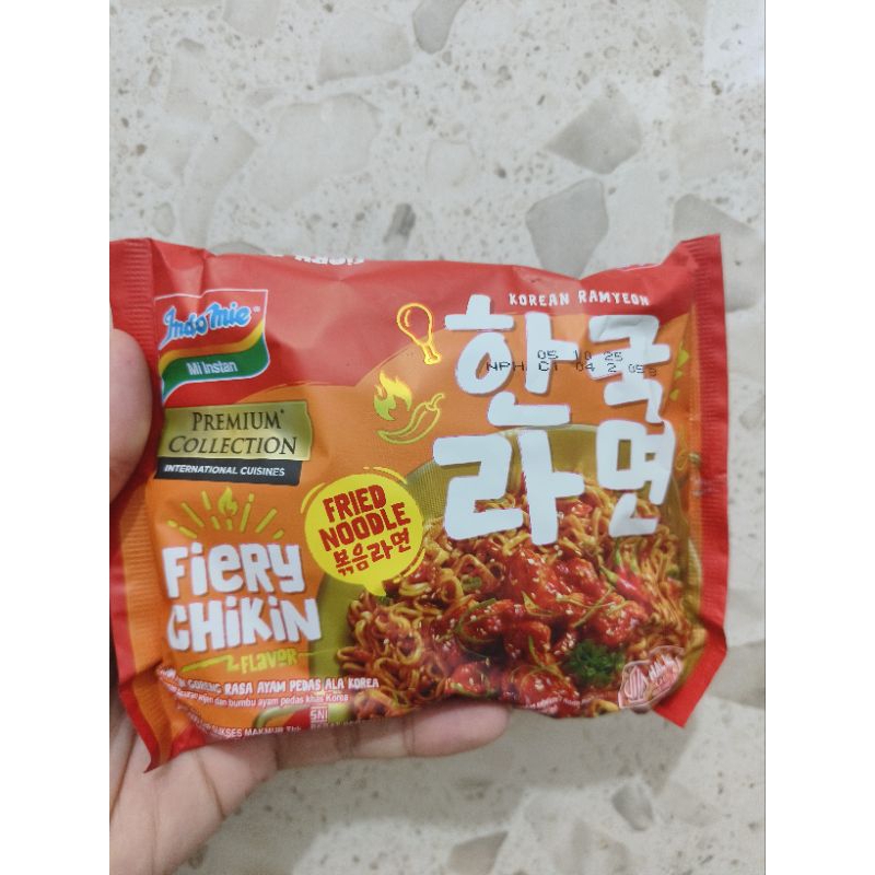 

Indomie Korean Ramyeon Goreng Rasa Ayam Pedas Kemasan 94 Gram