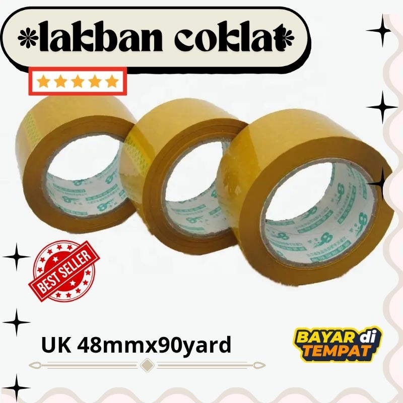 

LAKBAN COKLAT UK 48MMX90YARD FULL