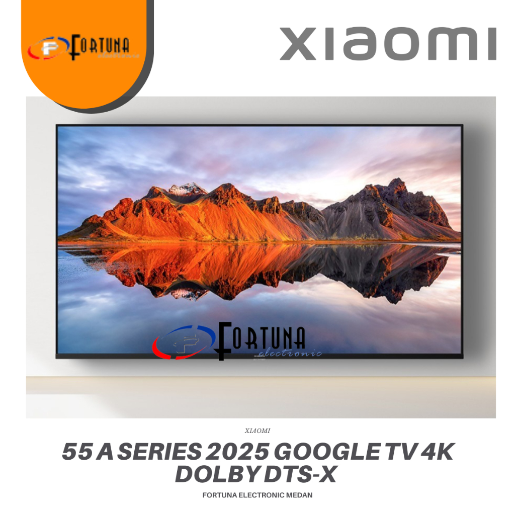 XIAOMI 55 A SERIES 2025 UHD GOOGLE TV 4K DOLBY DTS-X 2025 TELEVISI 55 INCH MEDAN GARANSI RESMI
