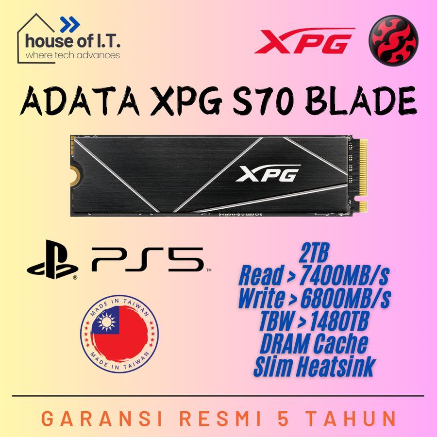 ADATA XPG GAMMIX S70 BLADE 2TB - SSD 2TB - SSD PS5 2TB - SSD DRAM CACHE