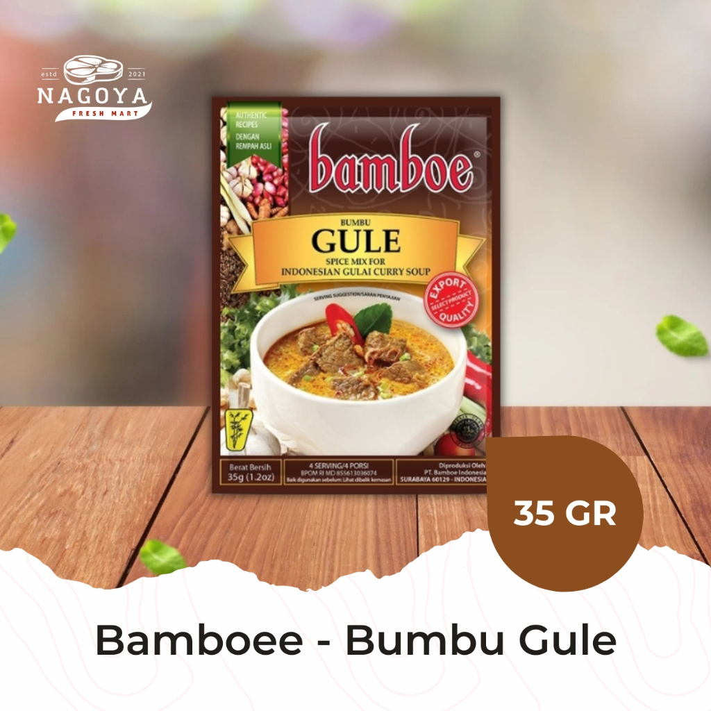 

Bamboe - Bumbu Gule - 35 GR | Instant | Bumbu Masak Indonesia