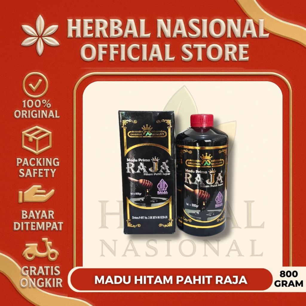 

Madu Hitam Pahit Raja 800 Gr Prima Raja