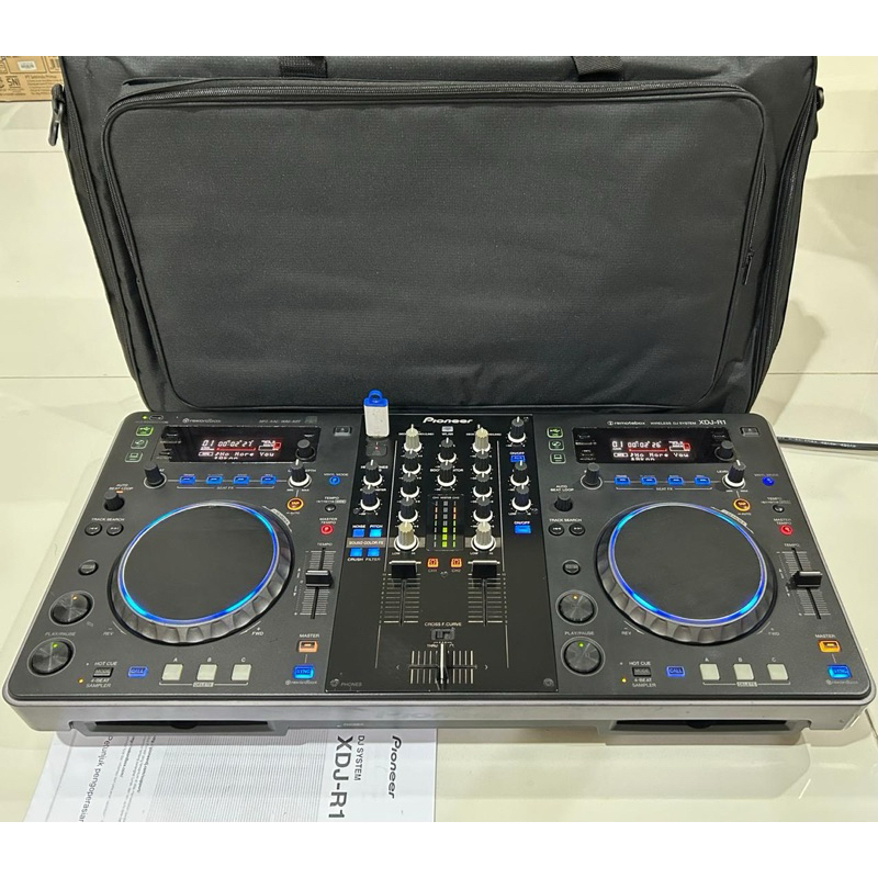 Alat DJ Pioneer XDJ R1 Skin Vinyl + Tas Controller DJ Set Club / Bar Like CDJ Denon DDJ Numark Rekor