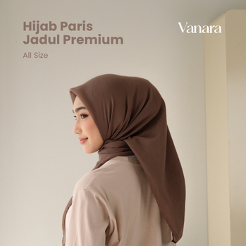 Hijab Paris Jadul Polos Premium Segiempat – Jilbab Soft Ori Jepang, Jahit Tepi, Anti Letoy