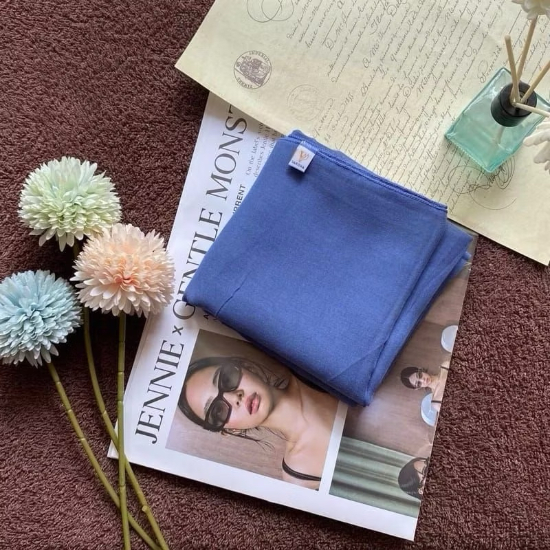 Hijab Segiempat Paris Jadul denim paris jadul warna denim