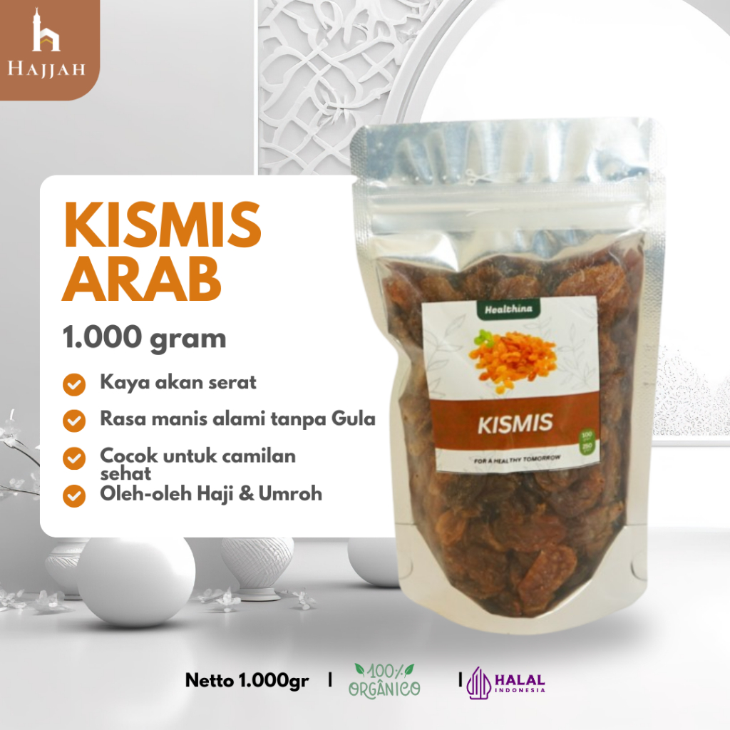 

Kismis Arab 1 Kg Oleh-Oleh Haji dan Umroh COD Makassar Asli 100% Original