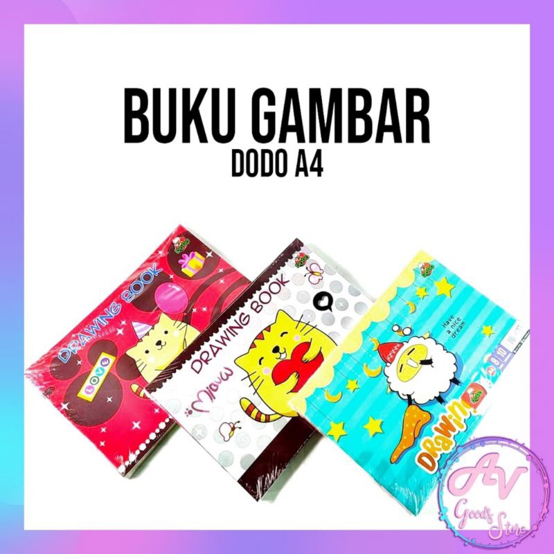 

Sidu Dodo Buku Gambar A4 10 Pcs