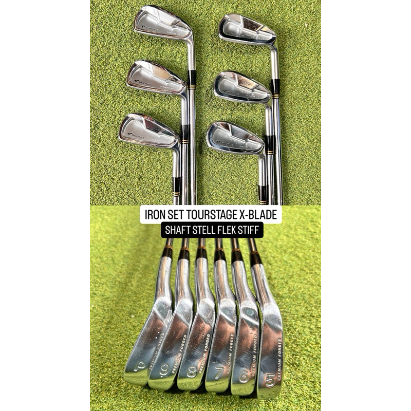 Stick Golf Iron Set Bridgestone Tourstage X Blade CB Shaft Stell N.S Pro 950Gh Second Original