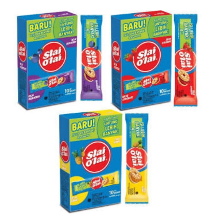 

BISKUIT SLAI OLAI / 1 BOX ISI 10 PCS / 32 gr