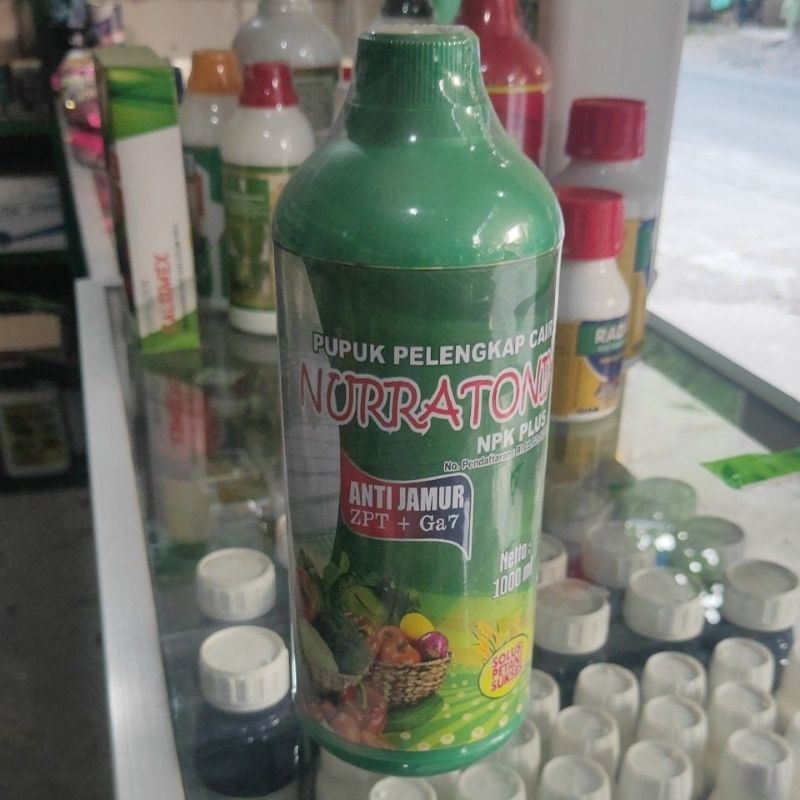 obat pertanian pupuk cair npk + zpt + anti jamur nurratonik plus 1L