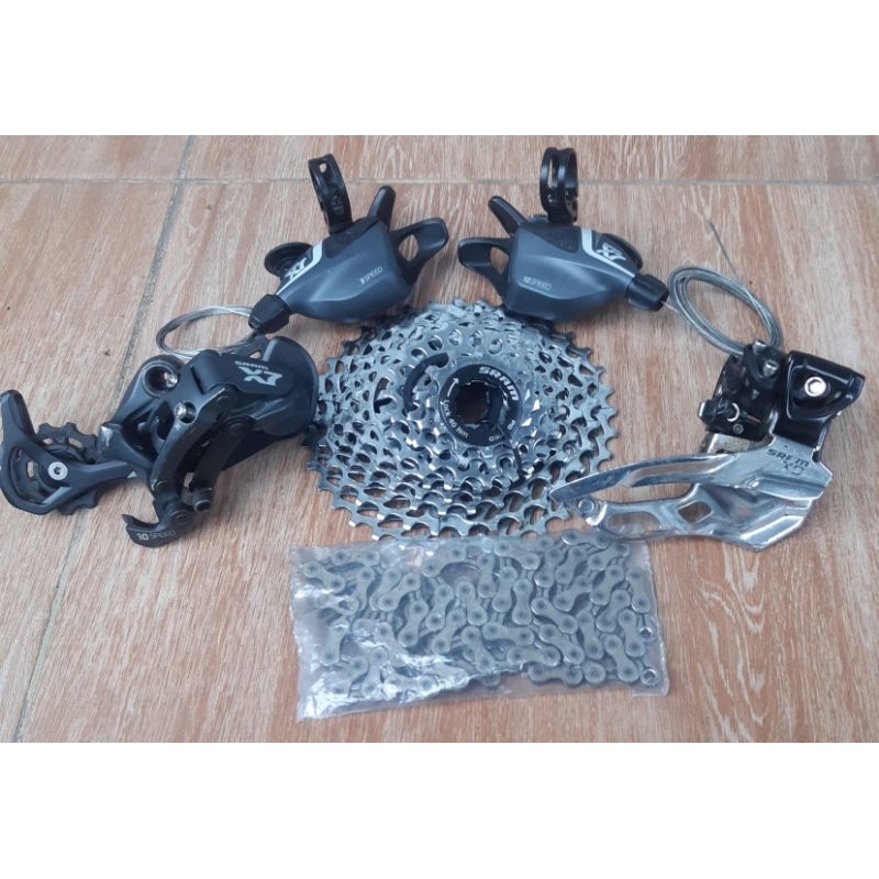 Mini Groupset Sram X7 3x10 Speed