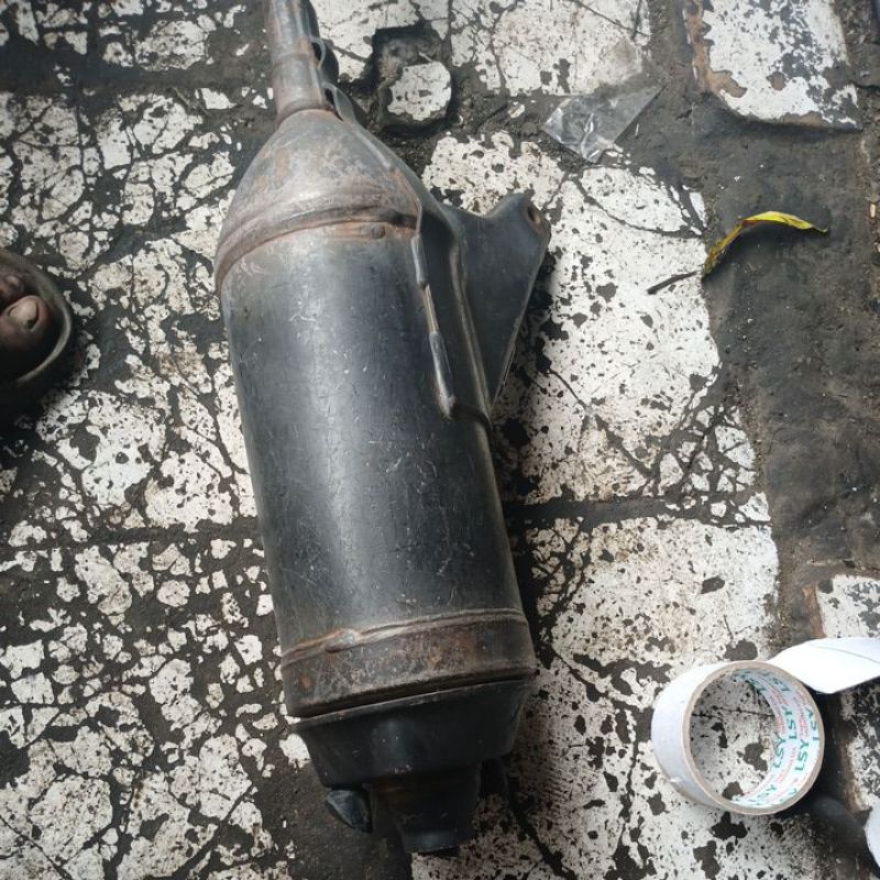 kenalpot setandar Yamaha xeon RC 125 PNP xeon GT 125 injeksi original copotan