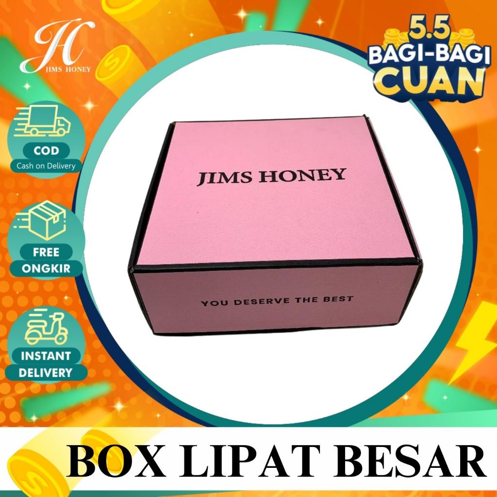 BOX LIPAT JIMS HONEY BESAR DAN KECIL