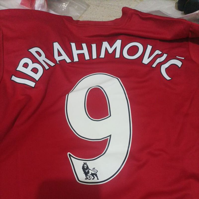 Jersey Baju bola Ibrahimovic Lengan Panjang