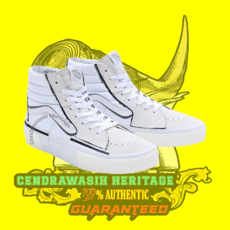 Vans Sk8 Hi Reconstruct True White 100% Authentic