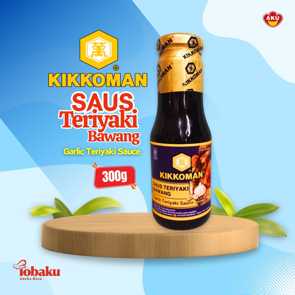 

KIKKOMAN Saus Teriyaki Bawang - Garlic Teriyaki Sauce 300g