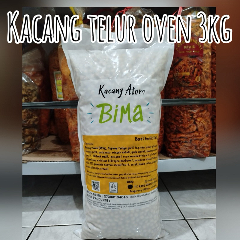 

Kacang telur oven 3kg