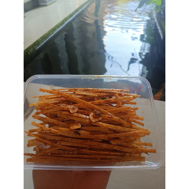 

Mie Lidi Gepeng Bumbu Pedas Basah / Mie Biting Legendaris