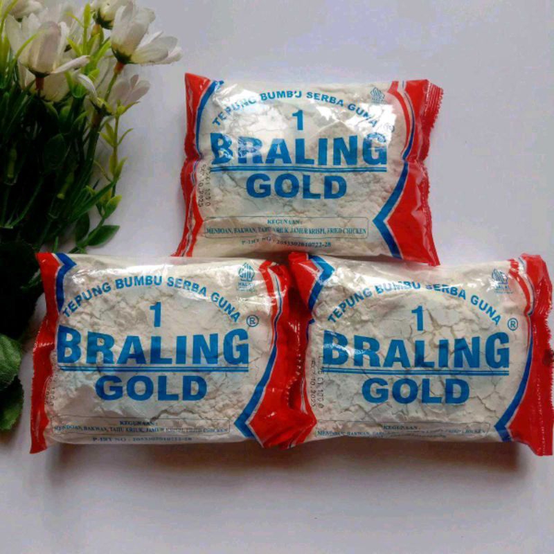 

Tepung Bumbu Serbaguna Braling Gold | Dijamin Enak & Gurih | 1 pack isi 10 pcs
