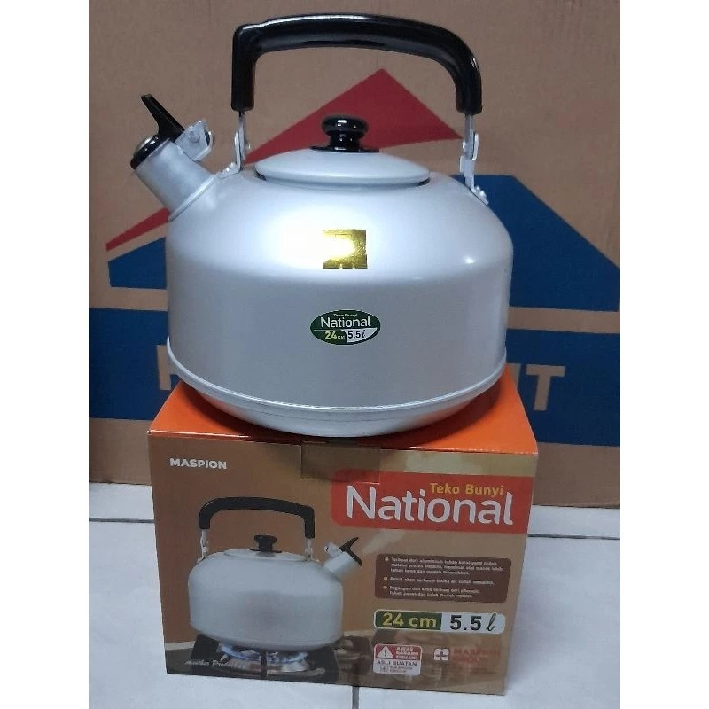 KETTLE WHISTLING MASPION 24CM 5,5LITER teko bunyi maspion teko bunyi alumunium teko maspion