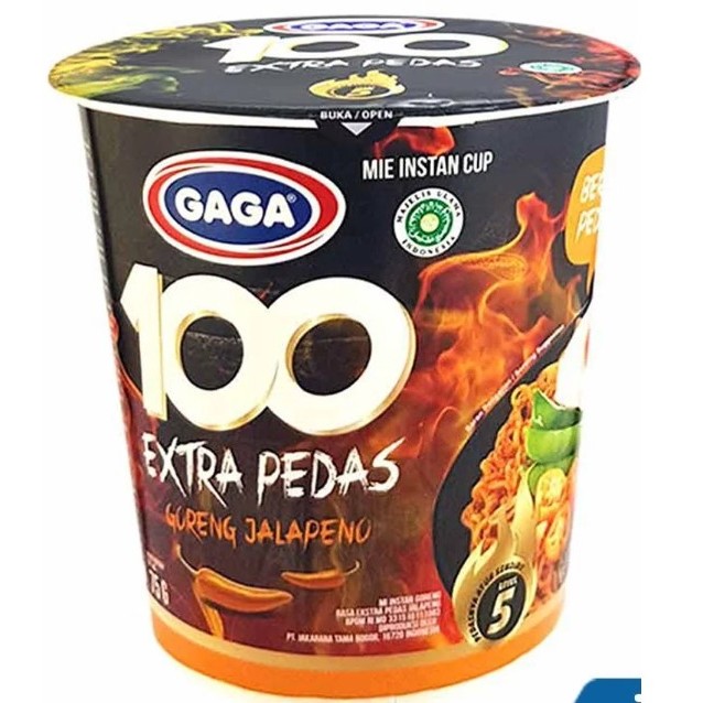 

Gaga Mie Cup Goreng Jalapeno - Extra Pedas - 75 gram