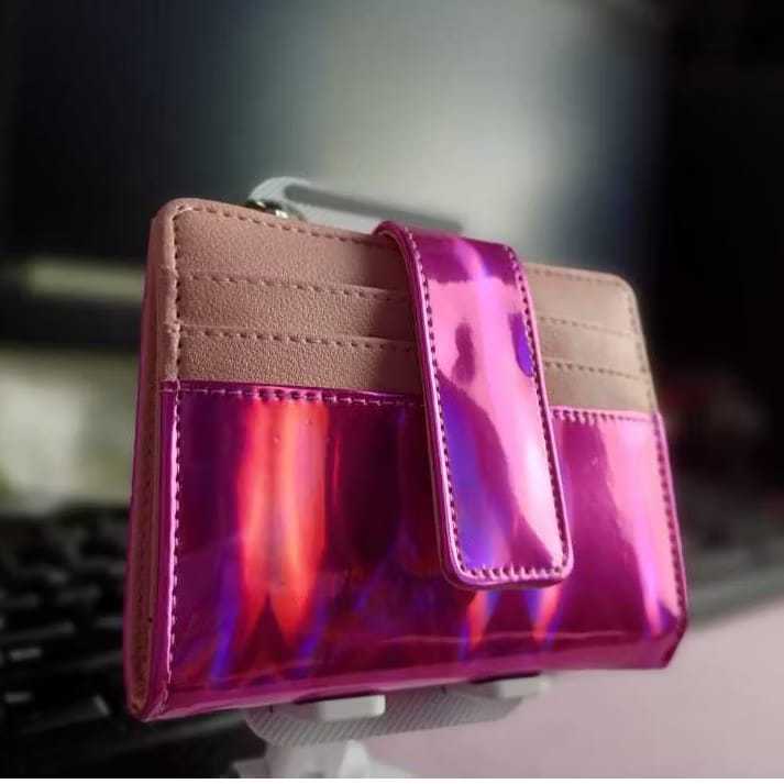DOMPET LIPAT MINI HOLOGRAM/GLITTER Dompet lipat hologram Dompet Y2k