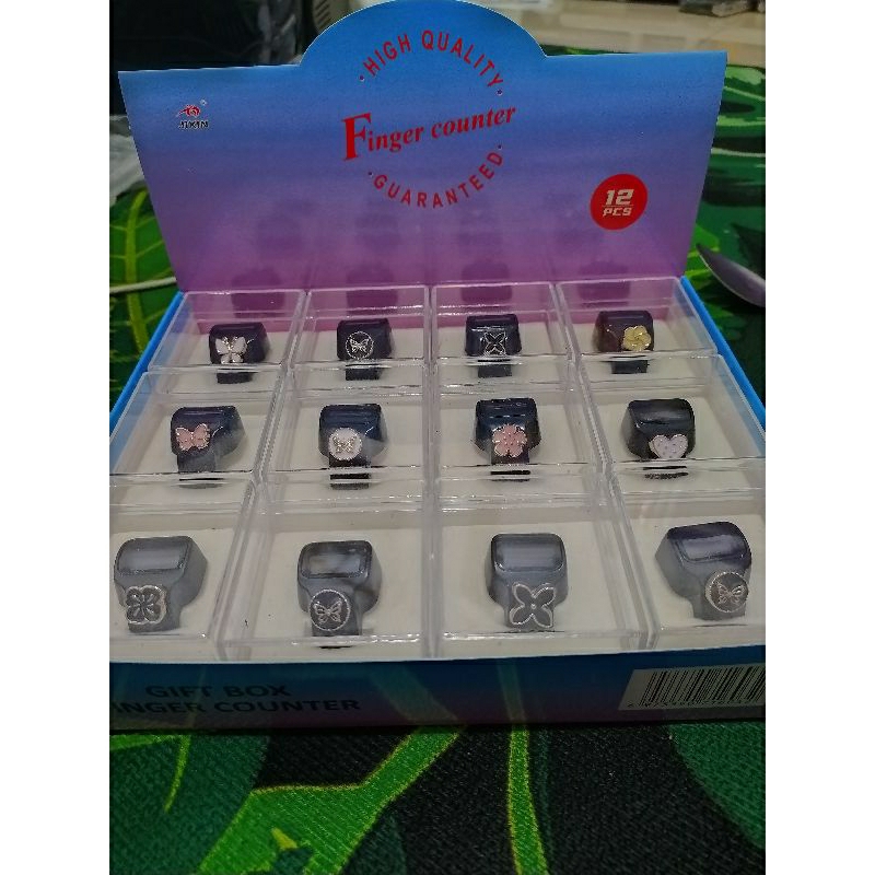 tasbih digital LED hitam tombol manik/tasbih cantik/tasbih unyuk