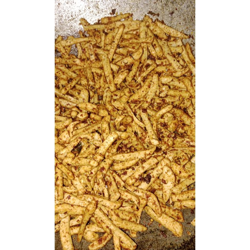 

Basreng pedas daun jeruk renyah gurih