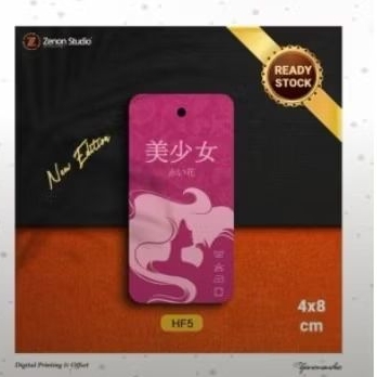 

Hangtag Label Baju uk 4x6 cm