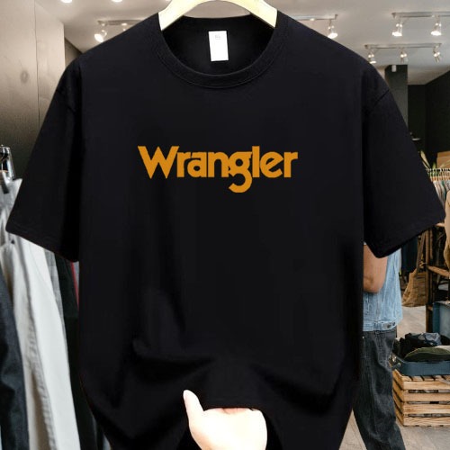 Kaos Pendek wengler Motif gold Baju Oblong Pria& wanita Ditro Unisex Model 2024