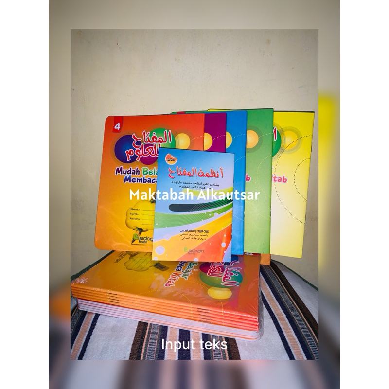 Paket kitab Al-miftah Lil-ulum Sidogiri (6 Kitab)+ Buble warp